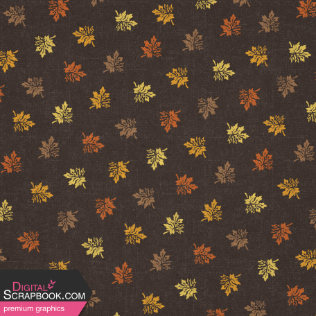 Sweet Autumn Brown Leaves Paper