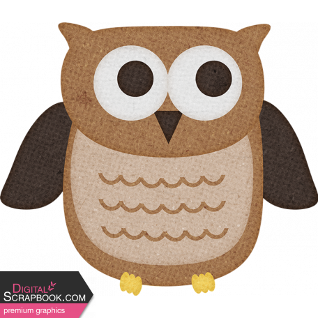 Sweet Autumn Mini Element Sticker Owl Alt