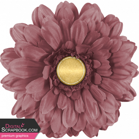 Chicory Lane Element Flower Burgundy