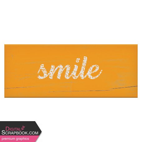 Life In Progress Element Word Art Smile