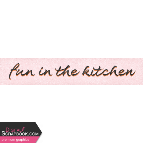 Baking Days Fun Kitchen Word Art Snippet