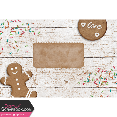 Baking Days Journal Card Cookies 4x6