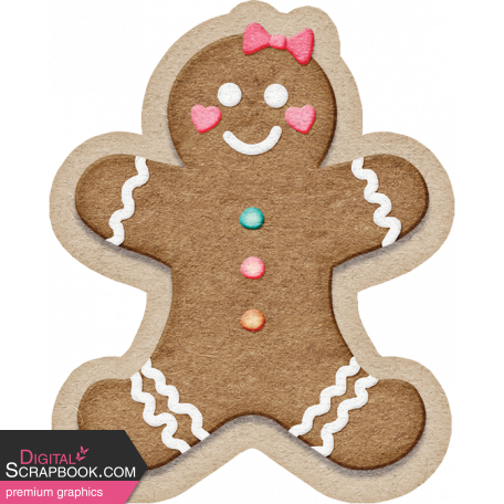 Baking Days Sticker Gingerbread Girl