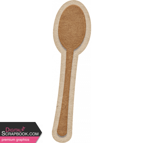 Baking Days Sticker Wooden Spoon