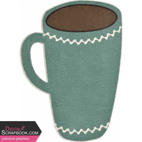 Winter Cozy Element Teal Cup