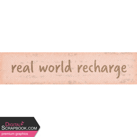 Heading Offline Mini Word Art Real World Recharge