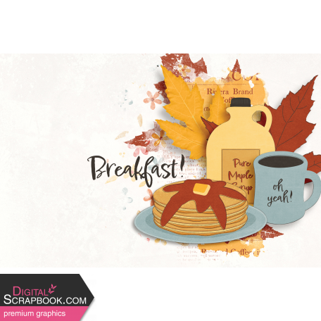 Maple Grove Breakfast 4x6 Journal Card