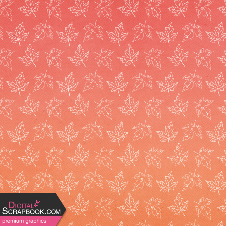 Maple Grove Pink Leaves Paper