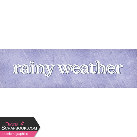 Rainy Days Word Art Rainy Weather