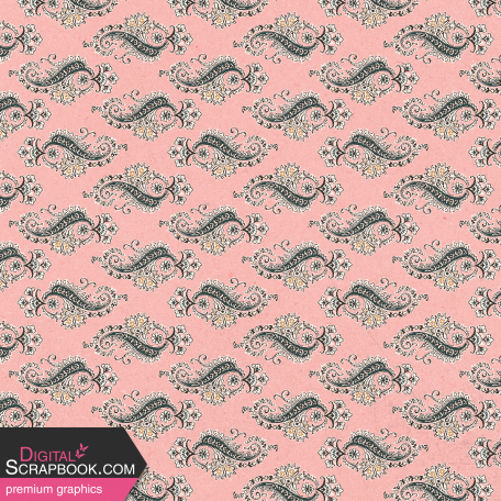 Wild Horses Paper Pink paisley