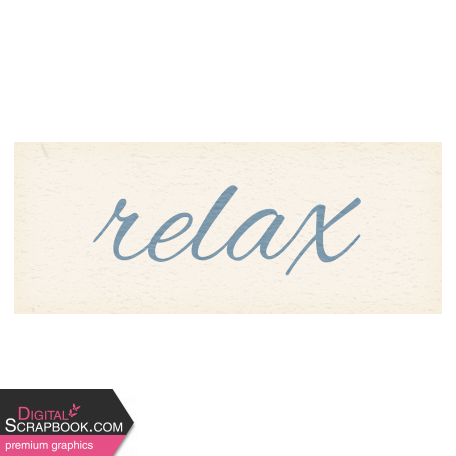 Staycation Relax Word Art