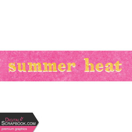 The Golden Hour Element Word Art Snippet Summer heat