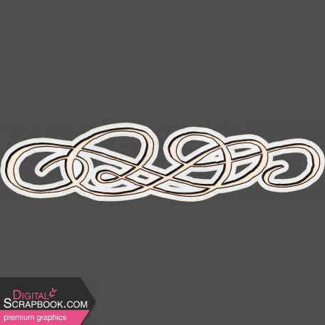 Summer Tea Element Flourish Sticker