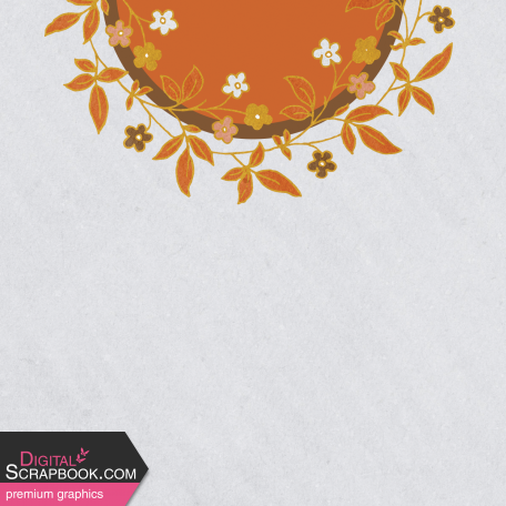 Goldenrod And Pumpkins Journal Card Wreath 4x4