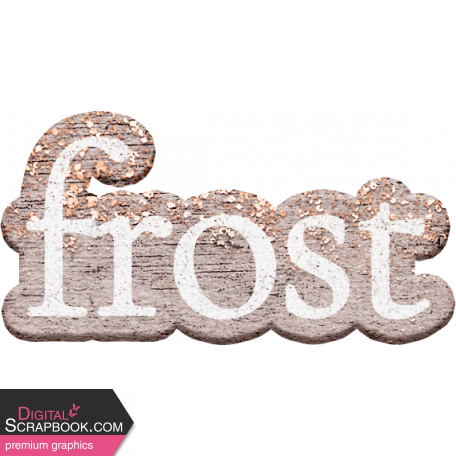 Frosty Fall Wooden Word Art - Frost