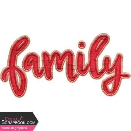 Cranberry Family Wood Word Art