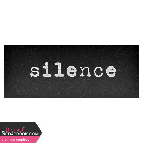 River Fog Silence Word Art