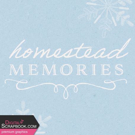 Homestead Life Winter Journal Card Homestead Memories 4x4