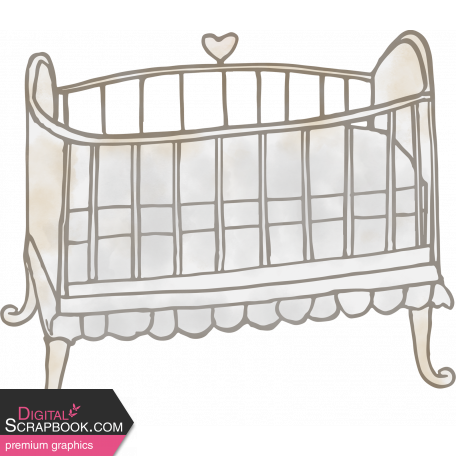 Baby Dear Element Crib Print