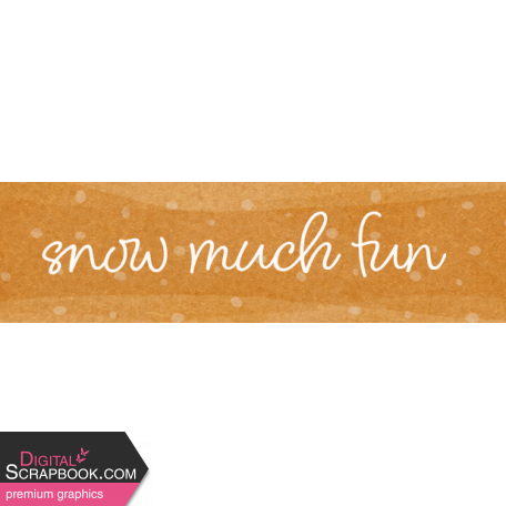 Flurries Snow Much Fun Word Art