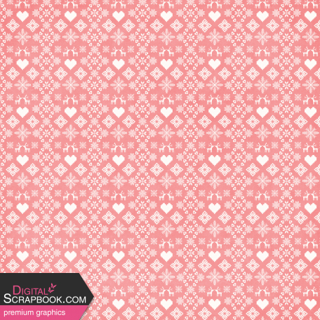 Extra Paper Pink Winter Pattern 03