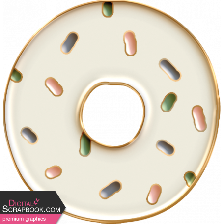 Coffee And Donuts Mini Enamel Donut 