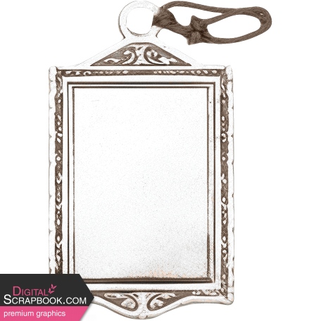 Vintage Blooms Vintage Metal Tag