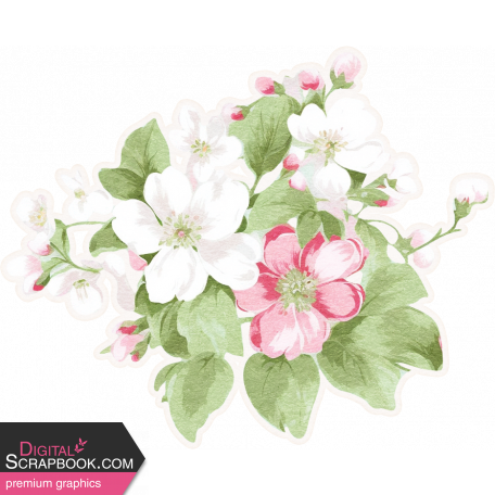 Spring Fresh Flower Sticker