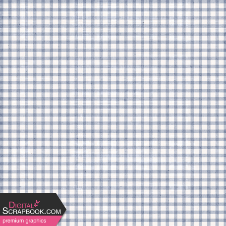 Buttermilk Paper Blue Country Gingham