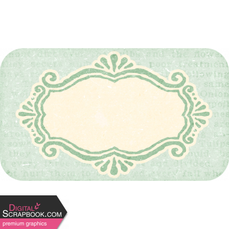 Afternoon Daffodil Element label green