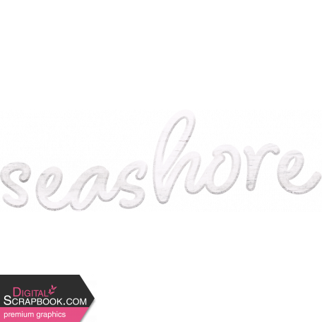 Provincial Seascape wooden word art seashore
