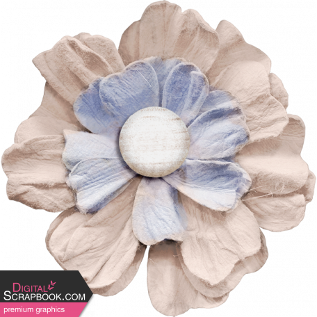 Country Days Element flower beige lavender