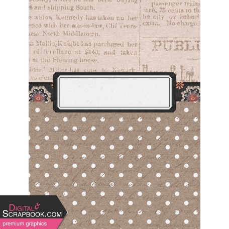 Country Days Label 3x4 Journal Card