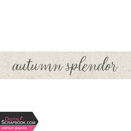Wildwood Thicket Mini word art autumn splendor