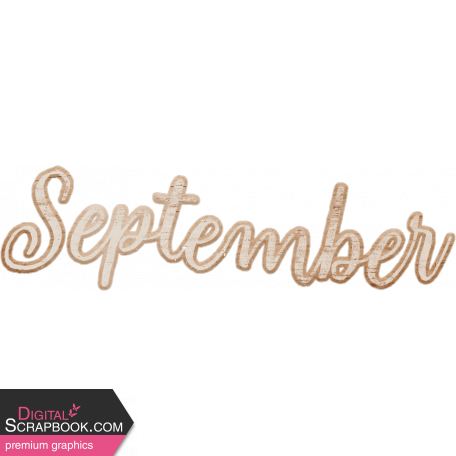 Wildwood Thicket Mini word art wood september