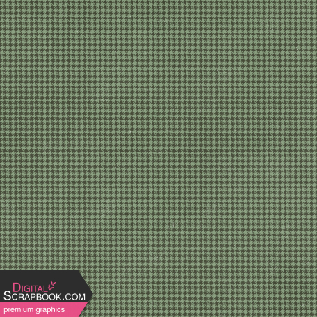 Wildwood Thicket Paper houndstooth green