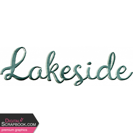 Lakeside Autumn Lakeside Word Art