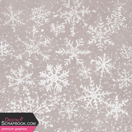 At The Hearth Paper snowflakes gray