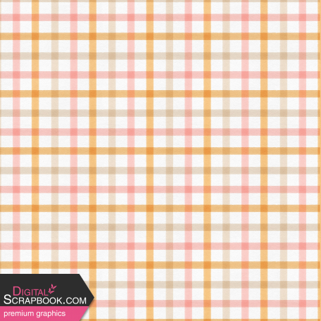 Feathers & Fur Pink Gingham Paper