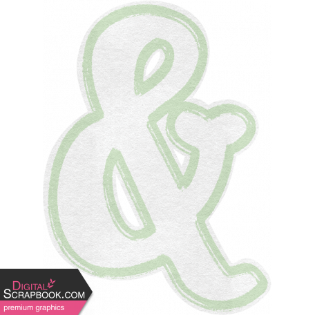 Feathers And Fur Word Art ampersand