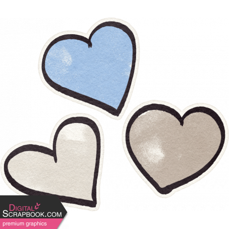 Fancy A Cup Hearts Sticker