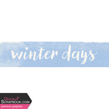 Fancy A Cup Winter Days Word Art