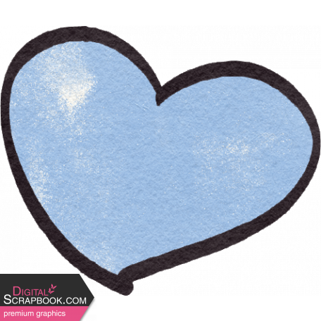Fancy A Cup Sticker heart 4 blue alt