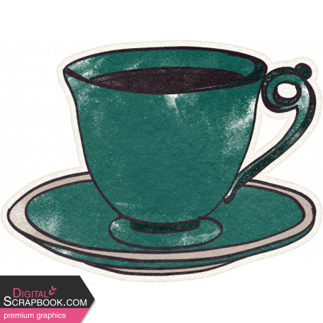 Fancy A Cup Sticker teacup 1