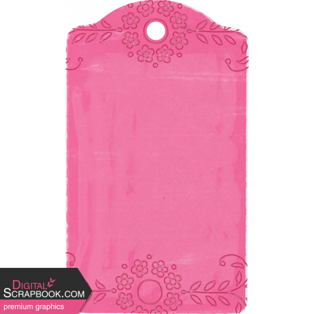 Time To Unwind Element tag pink