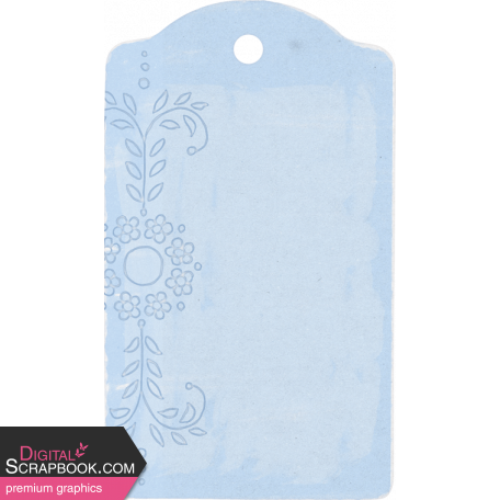 Time To Unwind Light Blue Tag