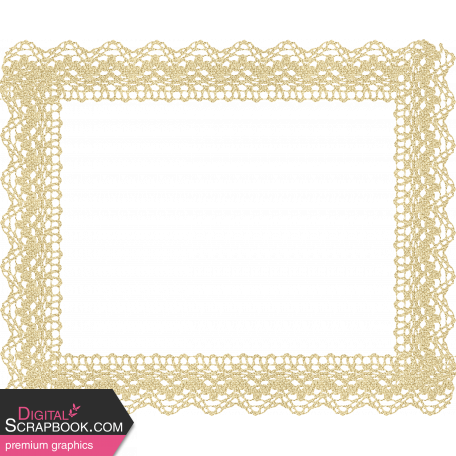 Good Old Days Lace Photo Frame