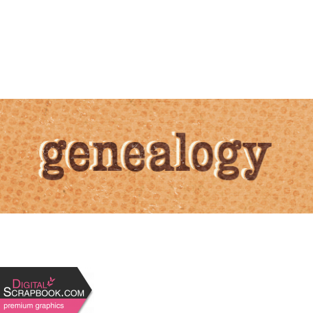 Good Old Days Genealogy Word Art
