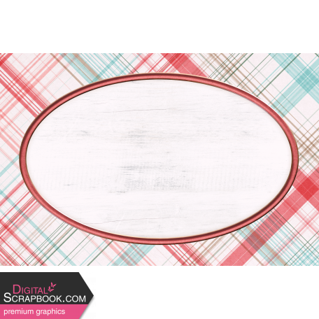 Simply Sweet Plaid 4x6 Journal Card