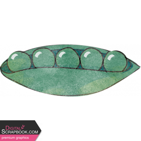 Spring Garden Peas Sticker